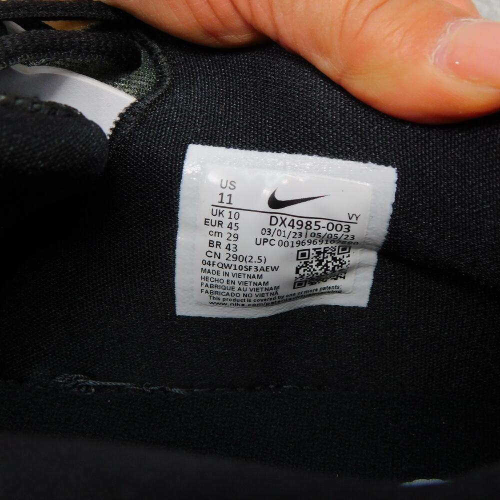 Nike Air Men's Sneakers Zoom Freak 5 Black & White Size 11 Shoe New - Picture 5 of 8